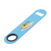 レモンチーズケーキ漫画イラストレーション スピード栓抜き (正面アングル)