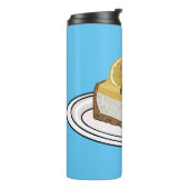 レモンチーズケーキ漫画イラストレーション タンブラー (回転左)