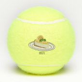 レモンチーズケーキ漫画イラストレーション テニスボール (裏面)