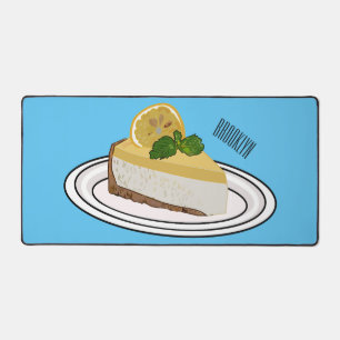 レモンチーズケーキ漫画イラストレーション デスクマット