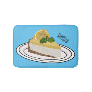 レモンチーズケーキ漫画イラストレーション バスマット
