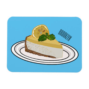 レモンチーズケーキ漫画イラストレーション マグネット