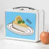 レモンチーズケーキ漫画イラストレーション メタルランチボックス (インサイチュ)