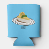 レモンチーズケーキ漫画イラストレーション 缶クーラー (裏面)