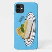 レモンチーズケーキ漫画イラストレーション Case-Mate iPhoneケース (裏面)
