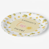 レモンツスウィート誕生日 ペーパープレート (アングル)