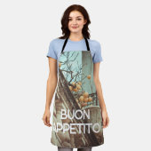 レモンツリーアンドオールド建物 エプロン (着用した状態)