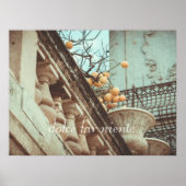 レモンツリーアンドオールド建物 ポスター (正面)