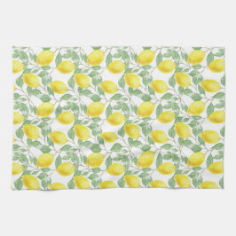 レモンツリーイエローフルーツカントリーキッチンバスタオル キッチンタオル