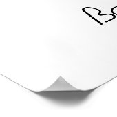 レモンツリーサマーベビーシャワーウェルカム ポスター (角)