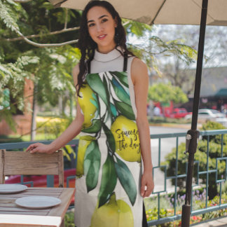 レモンツリースクイズザデイカスタム文字 エプロン