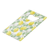 レモンツリーパターン クレジットカード栓抜き (裏面アングル)