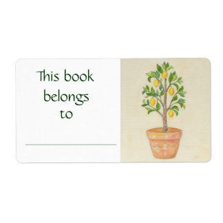 レモンツリーブックラベル ラベル