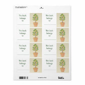 レモンツリーブックラベル ラベル (フルシート)