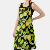 レモンツリーブランチヴィンテージイラストレーション エプロン (インサイチュ)