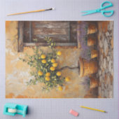 レモンツリーラベンダーガーデン絵を描ズデコペ 薄葉紙 (クラフト)