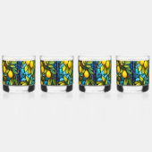 レモンツリー、ステイングラスパター地中海のン、 ウイスキーグラス (左)