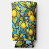 レモンツリー、ステイングラスパター地中海のン、 スリム缶クーラー (正面)