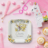 レモンティーパーティーすべての行事ヴィンテージ ペーパープレート (パーティー)