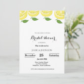 レモンテーマサマーブライダルシャワー 招待状 (スタンド正面)
