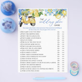 レモンテーマブライダルシャワーシューゲーム チラシ (シングル)