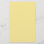 レモンテーマブライダルシャワービンゴ チラシ (裏面)