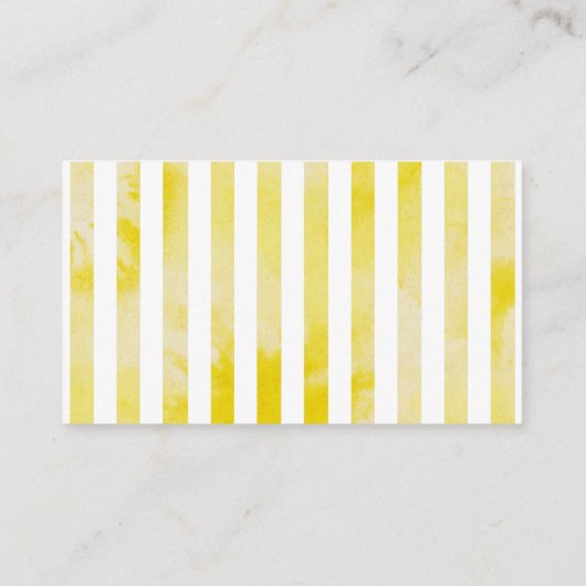 レモンテーマブライダルシャワーレシピリクエストカード エンクロージャーカード (裏面)