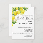 レモンテーマブライダルシャワー招待状 招待状 (正面/裏面)