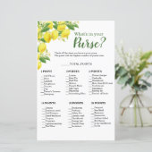 レモンテーマ財布シャワーゲームの中身 (スタンド正面)