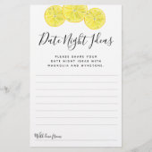 レモンデイトナイトアイディアカード (正面)