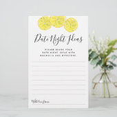 レモンデイトナイトアイディアカード (スタンド正面)