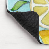 レモンデザイン付きマウスパッド マウスパッド (コーナー)