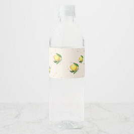 レモンデザイン水ラベル ペットボトルラベル