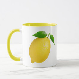 レモン🍋デザイン黄色コンボマグカップ マグカップ