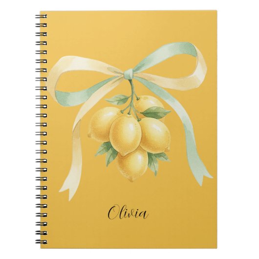 レモンデザイン ノートブック (正面)