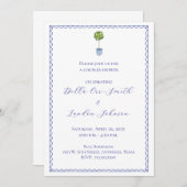 レモントピアリーカップルシャワー招待状 招待状 (正面/裏面)