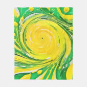 レモントルナドデザイン フリースブランケット (正面)