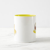 レモンドリズルパウンドケーキローフブリティッシュベーキング食品 ツートーンマグカップ (中央)