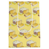 レモンドリズルパウンドケーキローフブリティッシュベーキング食品 ミディアムペーパーバッグ (裏面)