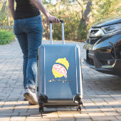 レモンドリップネームスクリプトカーデカール シール (スーツケースインサイチュ)