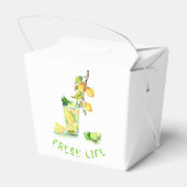 レモンドリンクレモンの好意ボックス – カスタム文字 フェイバーボックス (裏面サイド)