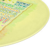 レモンドロップのマルティーニのガラスまな板 カッティングボード (角)