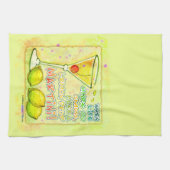 レモンドロップのマルティーニの台所、Bathまたはバータオル キッチンタオル (横)