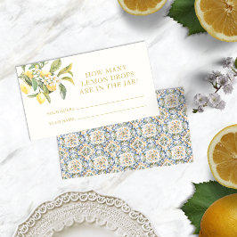 レモンドロップカード プレイスカード