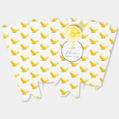 レモンドロップベビーシャワー装飾 フェイバーボックス (見開き)