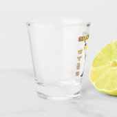 レモンドロップマルティーニカクテルレシピアート ショットグラス (左)