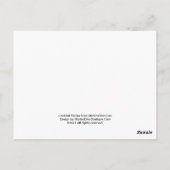 レモンドロップマルティーニカクテルレシピアート ポストカード (裏面)