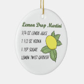 レモンドロップマルティーニ セラミックオーナメント (右)