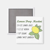レモンドロップマルティーニ マグネット (正面/裏面)