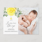 レモンドロップ招待状SipとSee シーズンポストカード (正面)